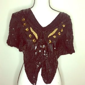 Vintage Beaded Thsirt